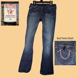 True Religion Blue Denim Jeans Size 24